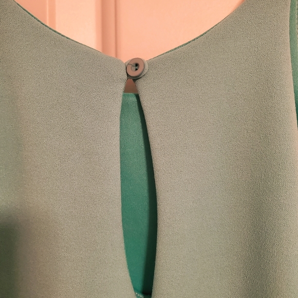 Turquoise fitted dress - Picture 3 of 8